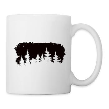 Over the Forest black - Tasse - Weiß - Rechts