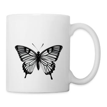 Papillon Nature Insectes Papillons 9 - Mug blanc - blanc - Droite