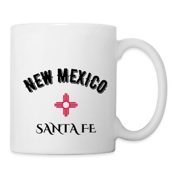 New Mexico Santa Fe - Tasse - Weiß - Rechts