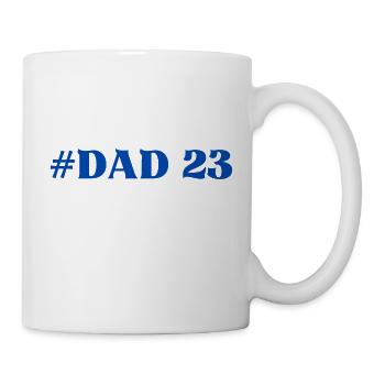 #Dad Daddy Papa Father Superdad - Mug - white - Right