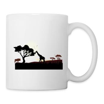 Safari Zoo Animaux Faune - Mug blanc - blanc - Droite