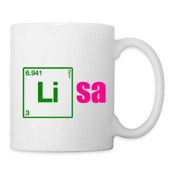 Lisa Name Geschenk Geburtstag - Tasse - Weiß - Rechts