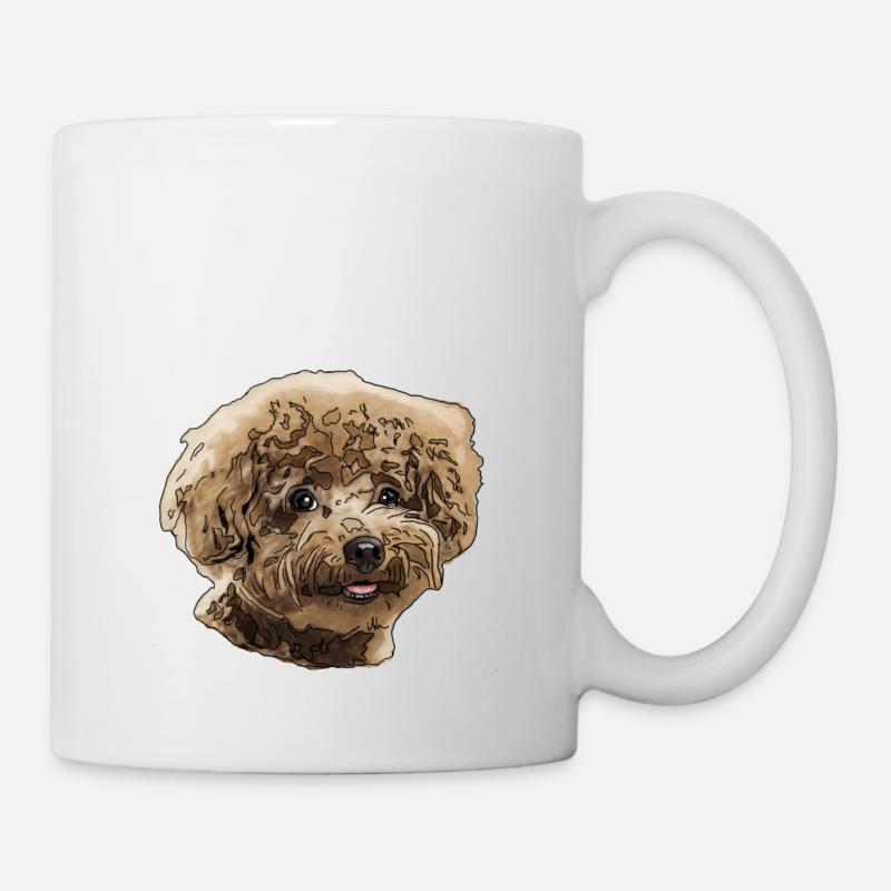 Poodle - Mug - white