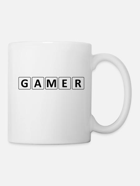 Game Gaming PC - Tasse - Weiß