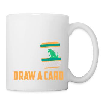 Si la vie est dure - Draw A Card Trading Cards Card C - Mug blanc - blanc - Droite