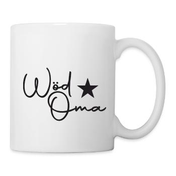 Wöd Oma - Tasse - Weiß - Rechts