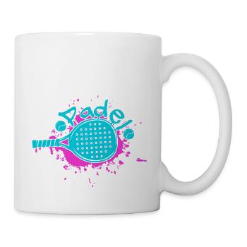 Padel Paddle Raquette Tennis Sport I Cadeau - Mug blanc - blanc - Droite