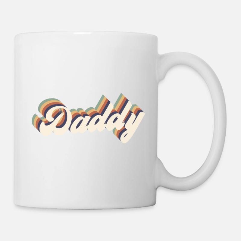 daddy vintage - Mug blanc - blanc