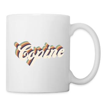 copine vintage - Mug blanc - blanc - Droite