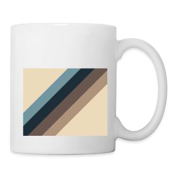Vintage lines - Mug - white - Right