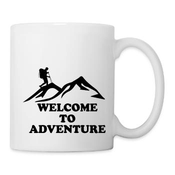 Adventure Travel Hiking Mountain - Mug - white - Right