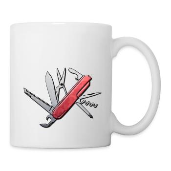 Das Taschenmesser Design - Tasse - Weiß - Rechts