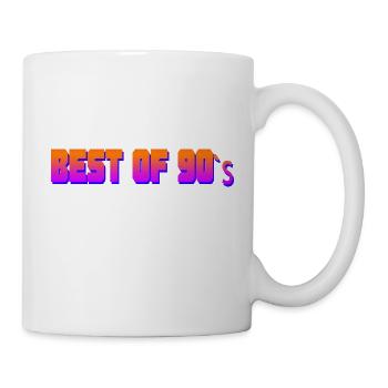 Best of 90 - Tasse - Weiß - Rechts