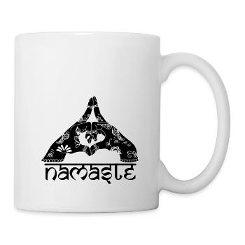 YOGA NAMASTE - Mug - white - Right