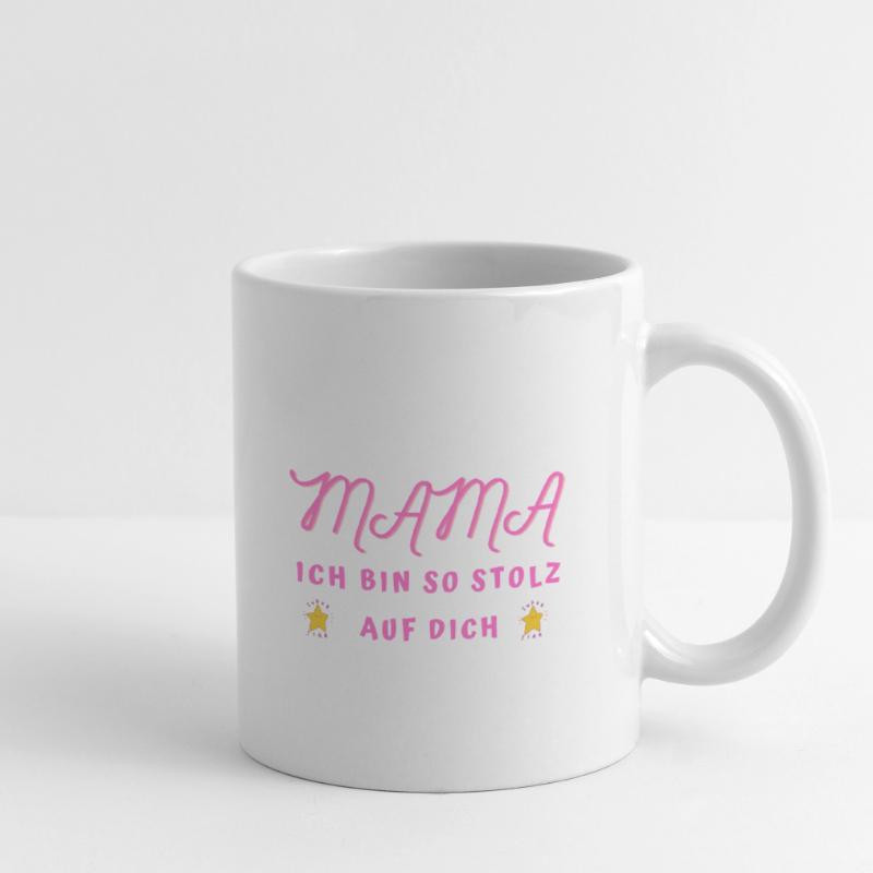 Mama Mutti Mutter Oma Omi ich bin stolz auf dich Tasse