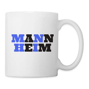 Mannheim - Tasse - Weiß - Rechts