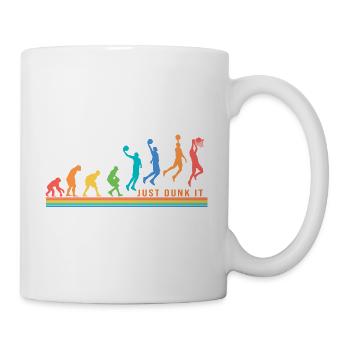 Basketball Basketball Player Basketball Evolution - Mug - white - Right