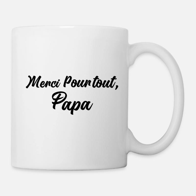 Merci pour tout papa 2 - Mug blanc - blanc
