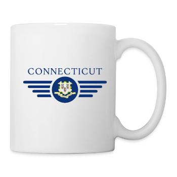 Connecticut - Tasse - Weiß - Rechts
