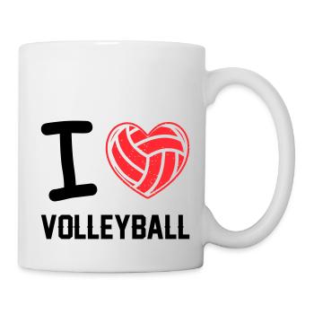 Love Volleyball - Mug - white - Right