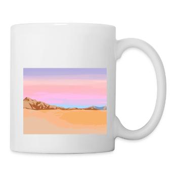 Landschaften #1: das Dessert - Tasse - Weiß - Rechts