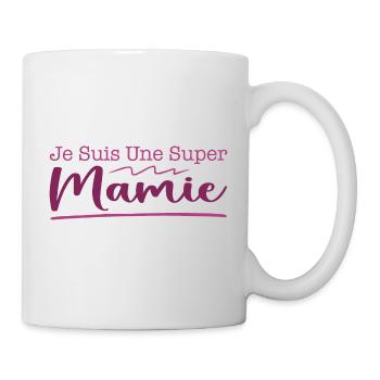 Je Suis Une Super Mamie - Mug blanc - blanc - Droite