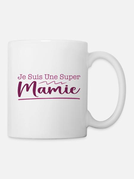 Je Suis Une Super Mamie - Mug blanc - blanc