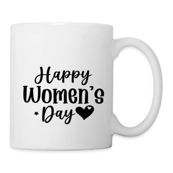 Joyeuse Journée de la Femme - Mug blanc - blanc - Droite