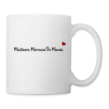 Meilleure marraine du monde - Mug blanc - blanc - Droite