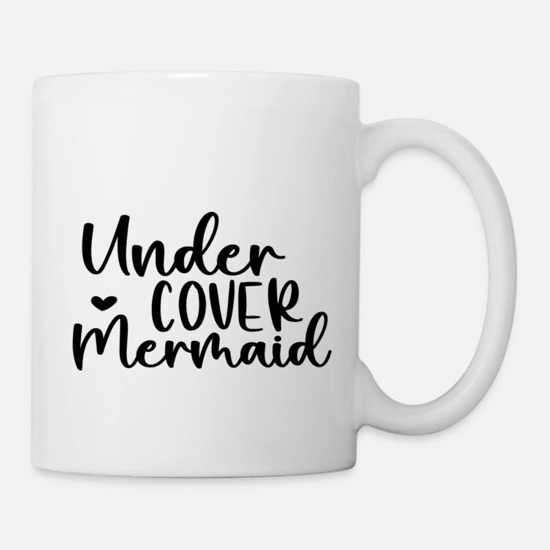Under Cover Mermaid - Tasse - Weiß