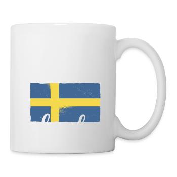 Bock auf Schweden Flagge Urlaub Geschenk - Tasse - Weiß - Rechts