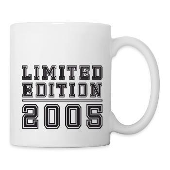 Limited Edition 2005 18. Geburtstag Geschenk - Tasse - Weiß - Rechts