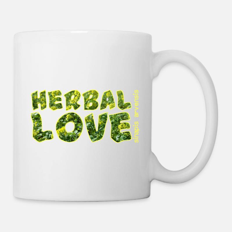 herbal love ackersenf - Tasse - Weiß