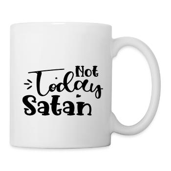 Not Today Satan - Mug - white - Right