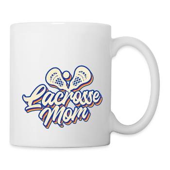 Lacrosse Sport Mutter Mama I Geschenk - Tasse - Weiß - Rechts