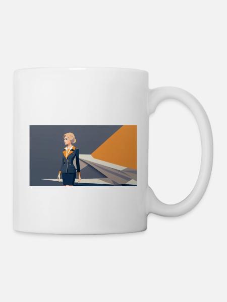 Flight Attendant 2 - Mug - white