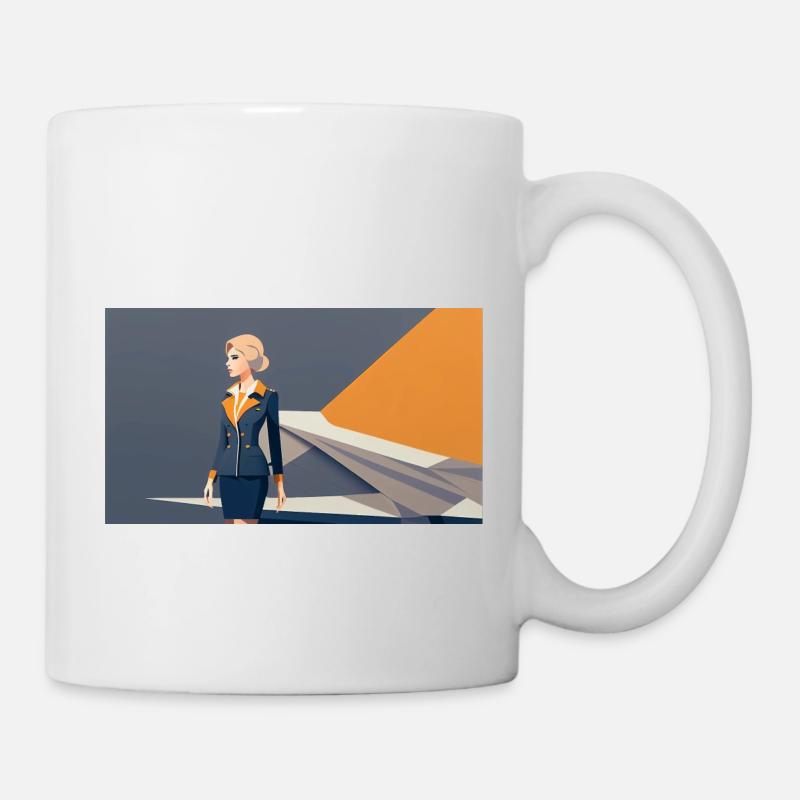 Flight Attendant 2 - Mug - white