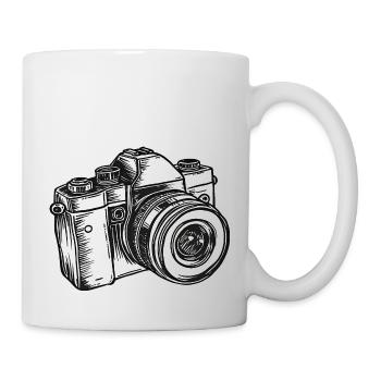 Single-lens reflex camera - Mug - white - Right