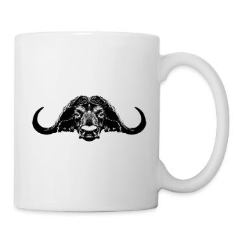 Buffalo / Buffle du Cap / Taureau - Mug blanc - blanc - Droite