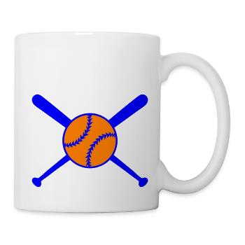 Baseball Sport Logo 002 - Mug - white - Right