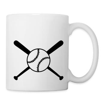 Baseball Sport Logo 001 - Mug - white - Right