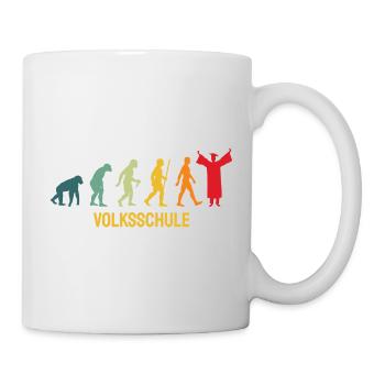 Volksschule Abgänger 2024 Tschüss Volksschule - Tasse - Weiß - Rechts