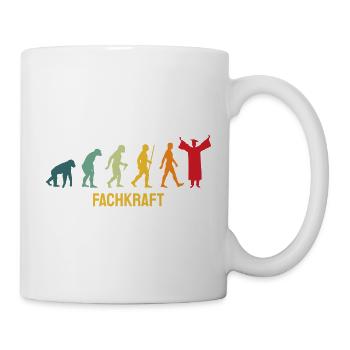 Fachkraft - Tasse - Weiß - Rechts