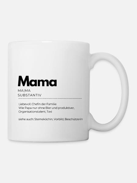 Definition Mama - Tasse - Weiß