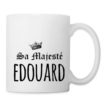sa majesté Edouard - Mug blanc - blanc - Droite