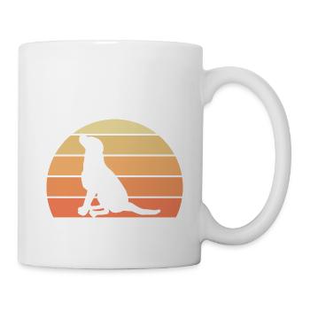 Dog Hund - Tasse - Weiß - Rechts