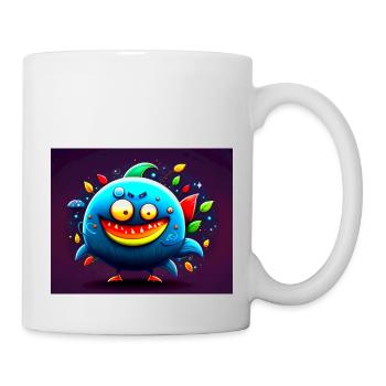 Ungeheuer - Tasse - Weiß - Rechts