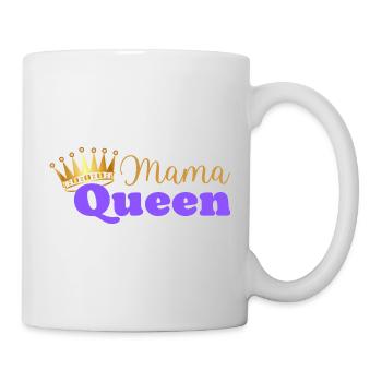 Mama queen - mom queen - Mother's Day gift - Mug - white - Right