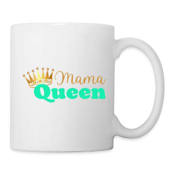 Mama queen - maman reine - cadeau fête des mères - Mug blanc - blanc - Droite