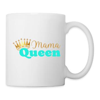 Mama queen - maman reine - cadeau fête des mères - Mug blanc - blanc - Droite